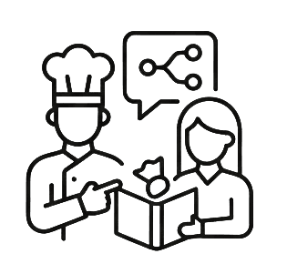 1:1 밀착 피드백 아이콘
